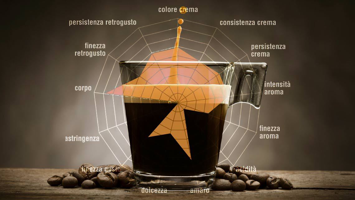 Il Caffè e il Grafico a Ragnatela: Un Viaggio tra Aromi e Sapori